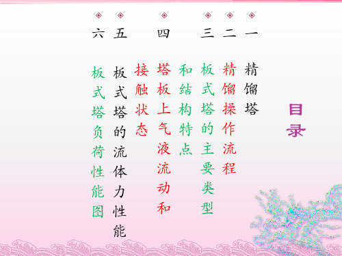 精馏塔之板式塔