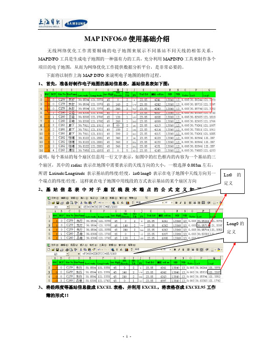 MAP INFO6.0基础使用介绍