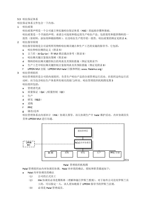 最新hahal保证体系汇编