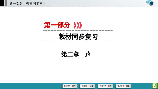 中考物理复习第二章声