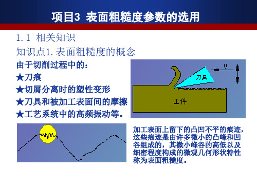 表面粗糙度参数的选用