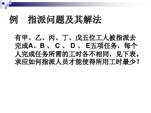 匈牙利算法示例ppt