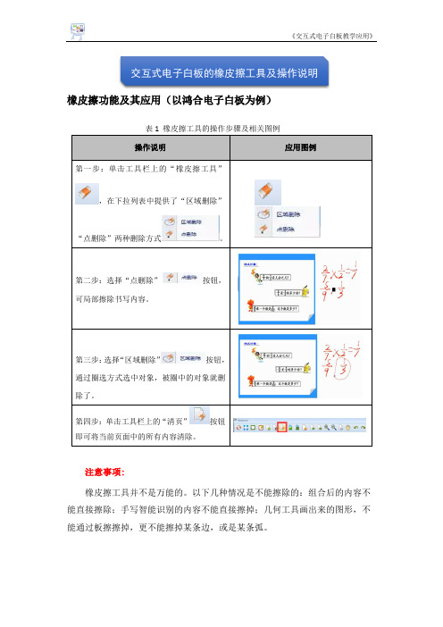 2交互式电子白板的橡皮擦工具及操作说明_看图王