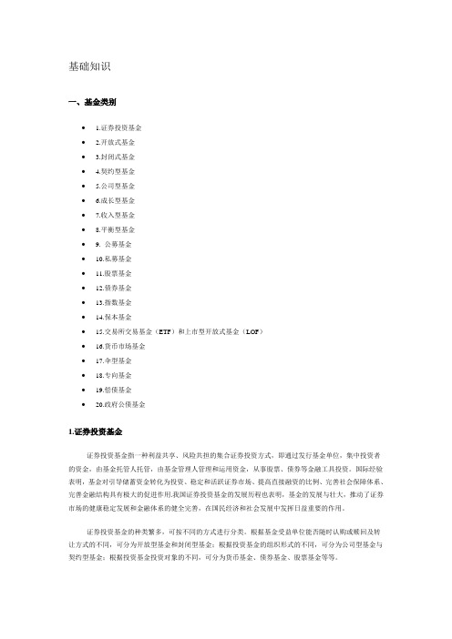 购买基金入门(新手整理版)