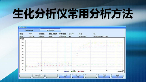 生化分析仪常用分析方法—课件