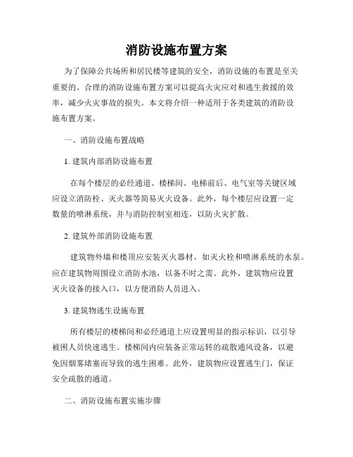 消防设施布置方案