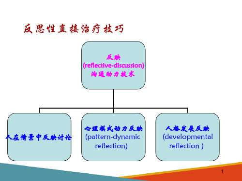 个案工作的主要模式—社会治疗模式