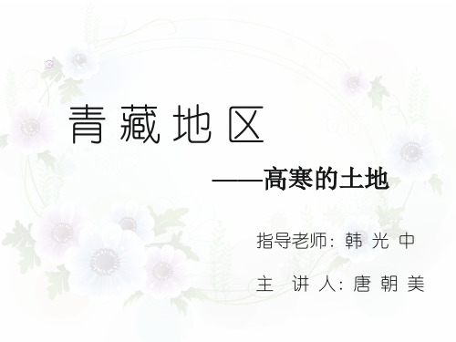 青藏地区说课稿PPT