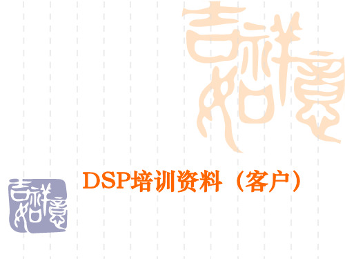 DSP培训资料(客户)