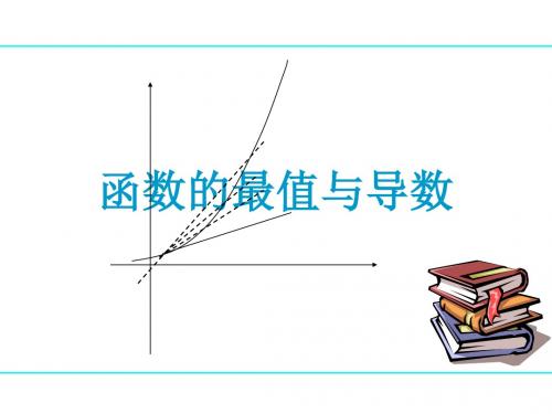 函数的最值与导数(选修2-2)