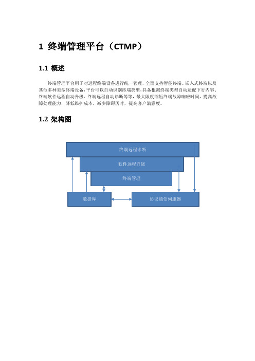 终端管理平台(CTMP)