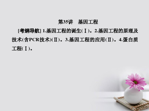 2018届高考生物总复习第十单元现代生物科技专题10_35基因工程课件