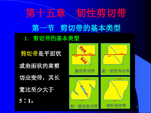 15第十五讲-韧性剪切带课件PPT