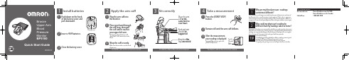 诺诺医疗血压计BP5100用户手册说明书