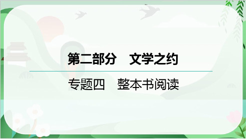 2025年中考语文总复习第二部分文学之约专题四整本书阅读第8篇《钢铁是怎样炼成的》