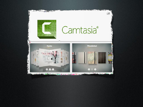 CamtasiaStudio8录制微课介绍课件（共19张ppt）