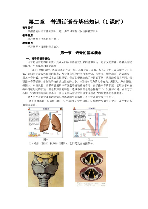 普通话语音基础知识(1课时)