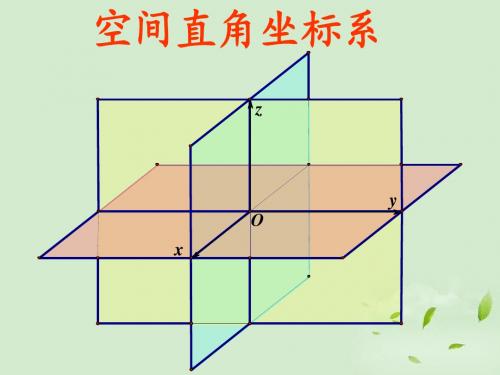 《空间直角坐标系》课件1