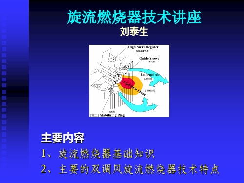 旋流燃烧器技术讲座