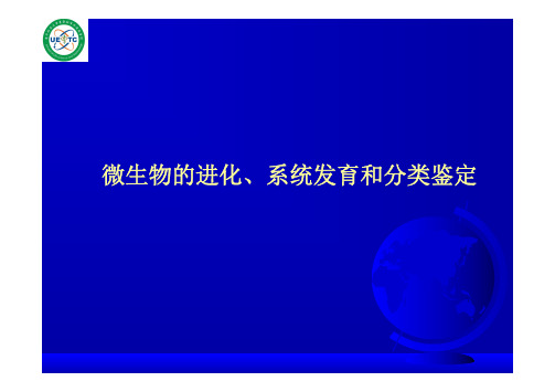 09微生物的进化系统发育和分类鉴定