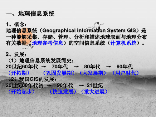 地理信息系统及其应用PPT精品课件
