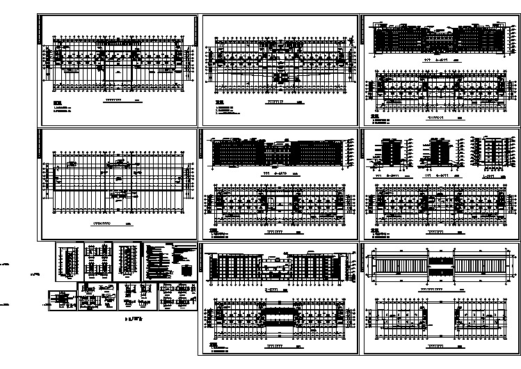 某教学楼全套建筑施工图纸(共16张)