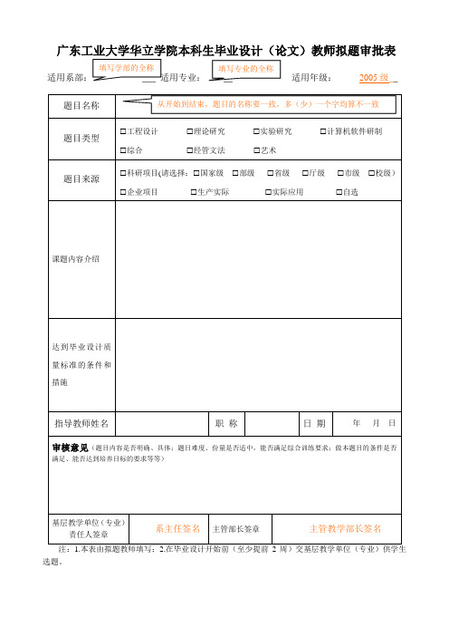 1 姓名+学号+毕业设计相关表格1