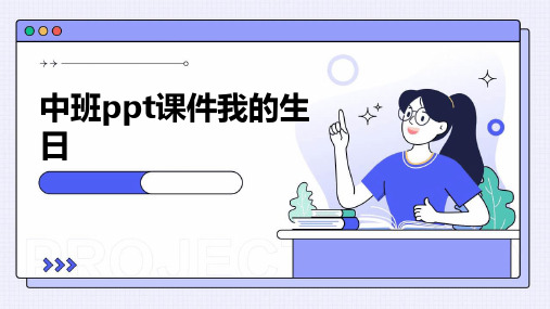 中班ppt课件我的生日