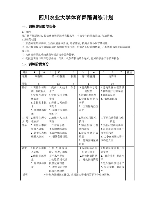 体育舞蹈训练计划_2