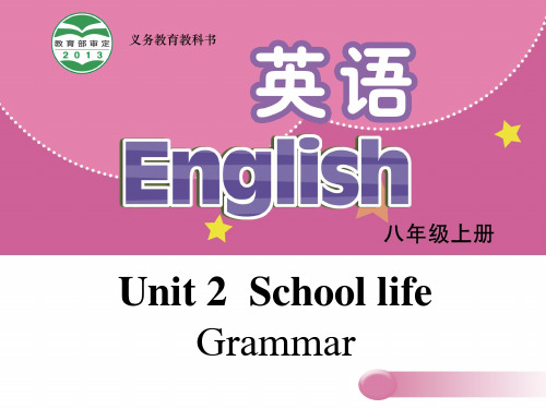 牛津译林英语八年级上册Unit2 Grammar (共19张PPT)