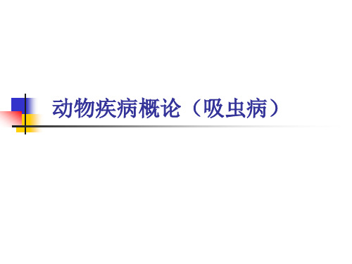 动物疾病学-吸虫病