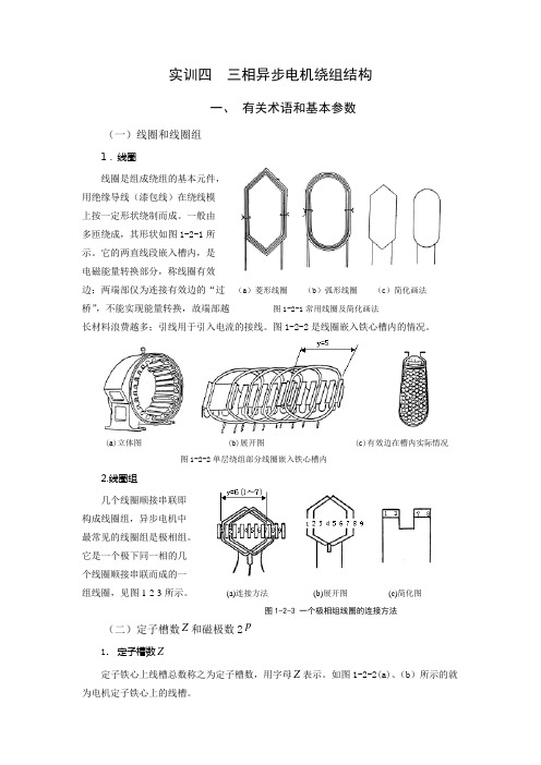 实训四三相异步电机绕组结构解析