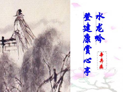 【高中语文】水龙吟·登建康赏心亭ppt精品课件38