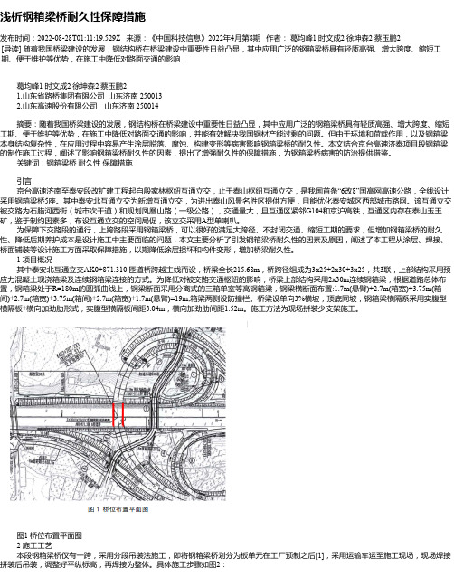 浅析钢箱梁桥耐久性保障措施