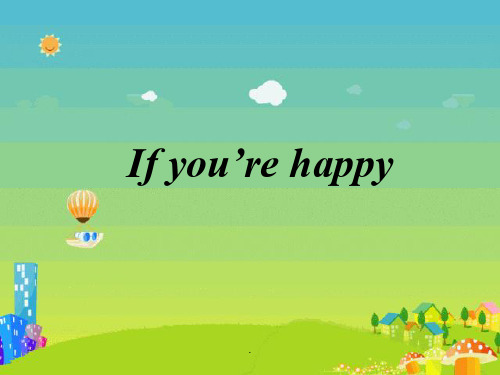 If you are happy歌曲教学ppt课件