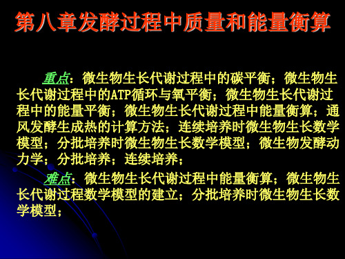 第八章 反应过程中质量衡算 优质课件