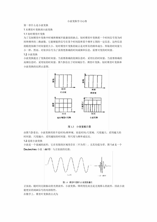 小波变换学习心得