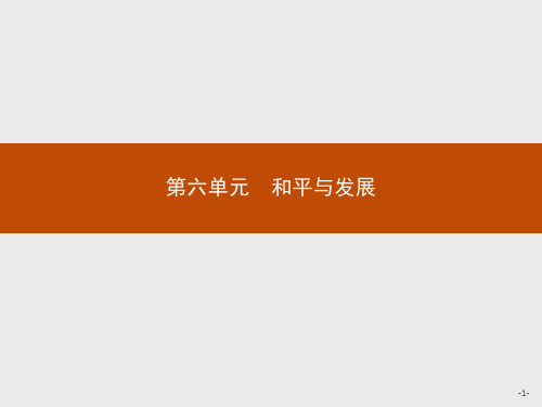 2020学年高中历史人教版选修3课件：6.1 联合国的建立及其作用