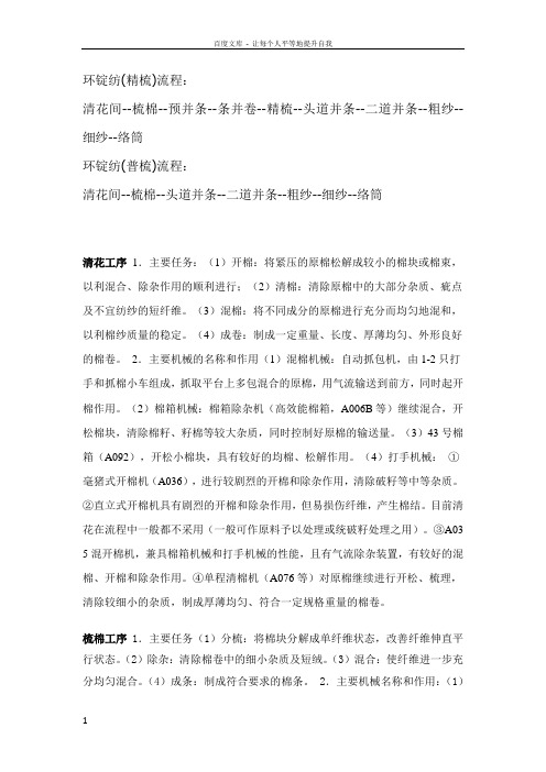 纺织资料学习知识