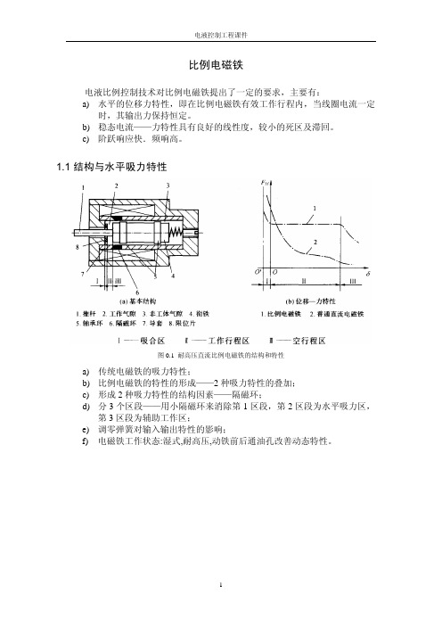 比例电磁铁