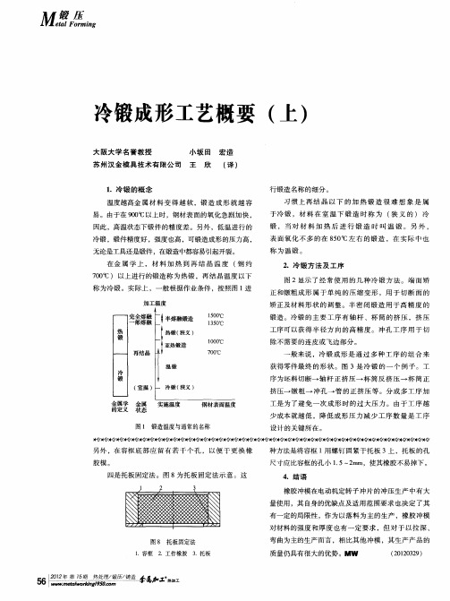 冷锻成形工艺概要(上)