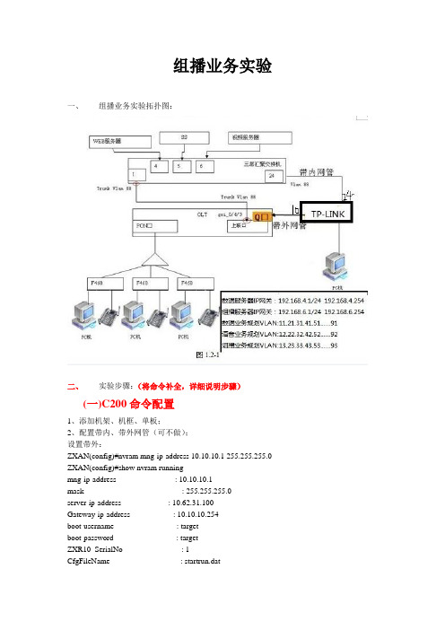 组播实验配置步骤