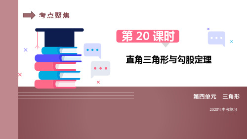 2020中考复习第20课时直角三角形与勾股定理