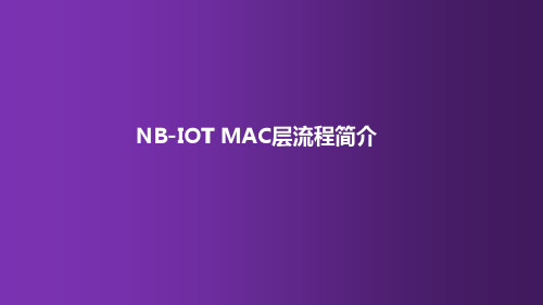 【NB-IoT_物联网】_NB-IOT MAC层流程简介