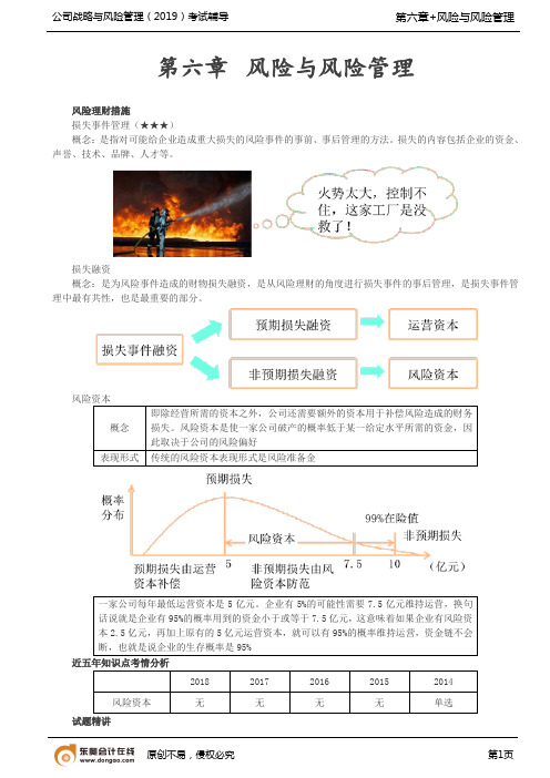 【实用文档】风险理财措施2(1)