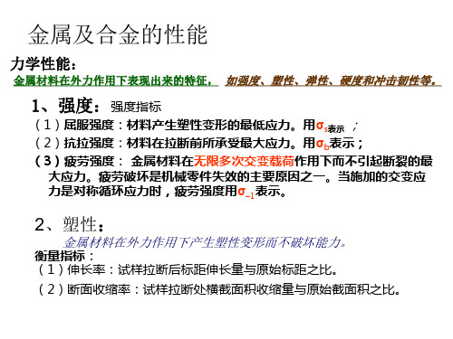 金工实习理论复习