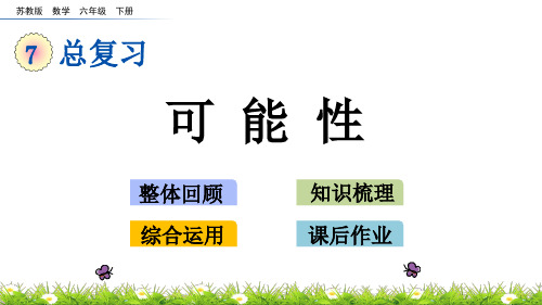 苏教版六年级数学下册课件3.3 可能性课件PPT