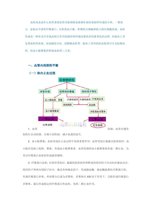 血栓的基础与临床