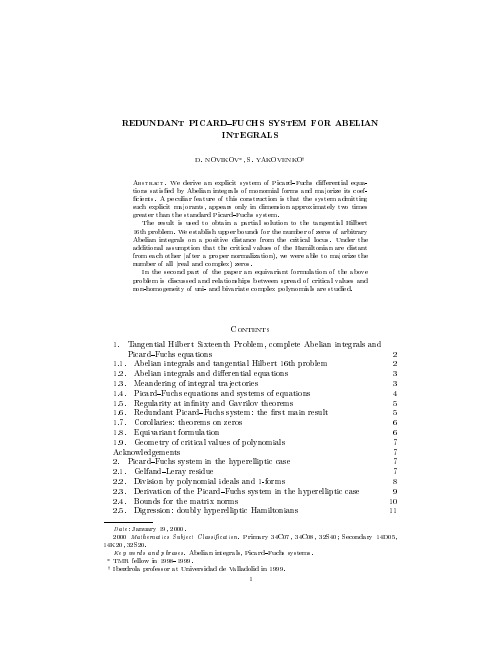 Redundant Picard–Fuchs system for Abelian integrals