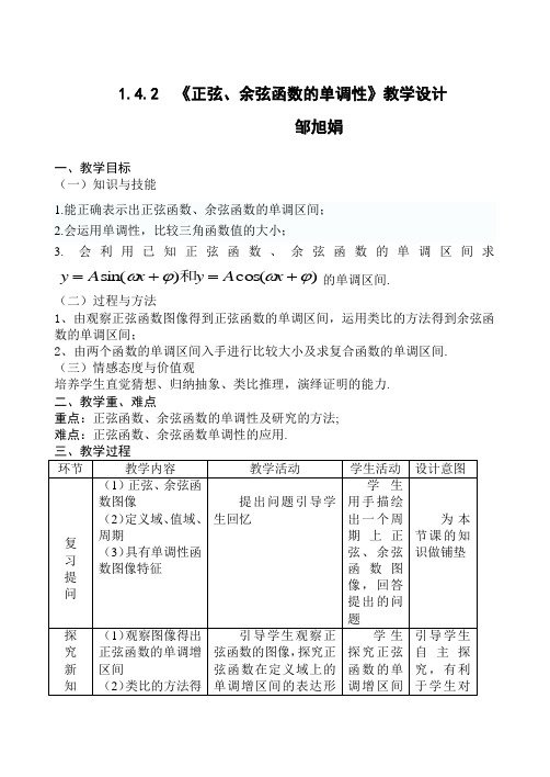 三角函数单调性